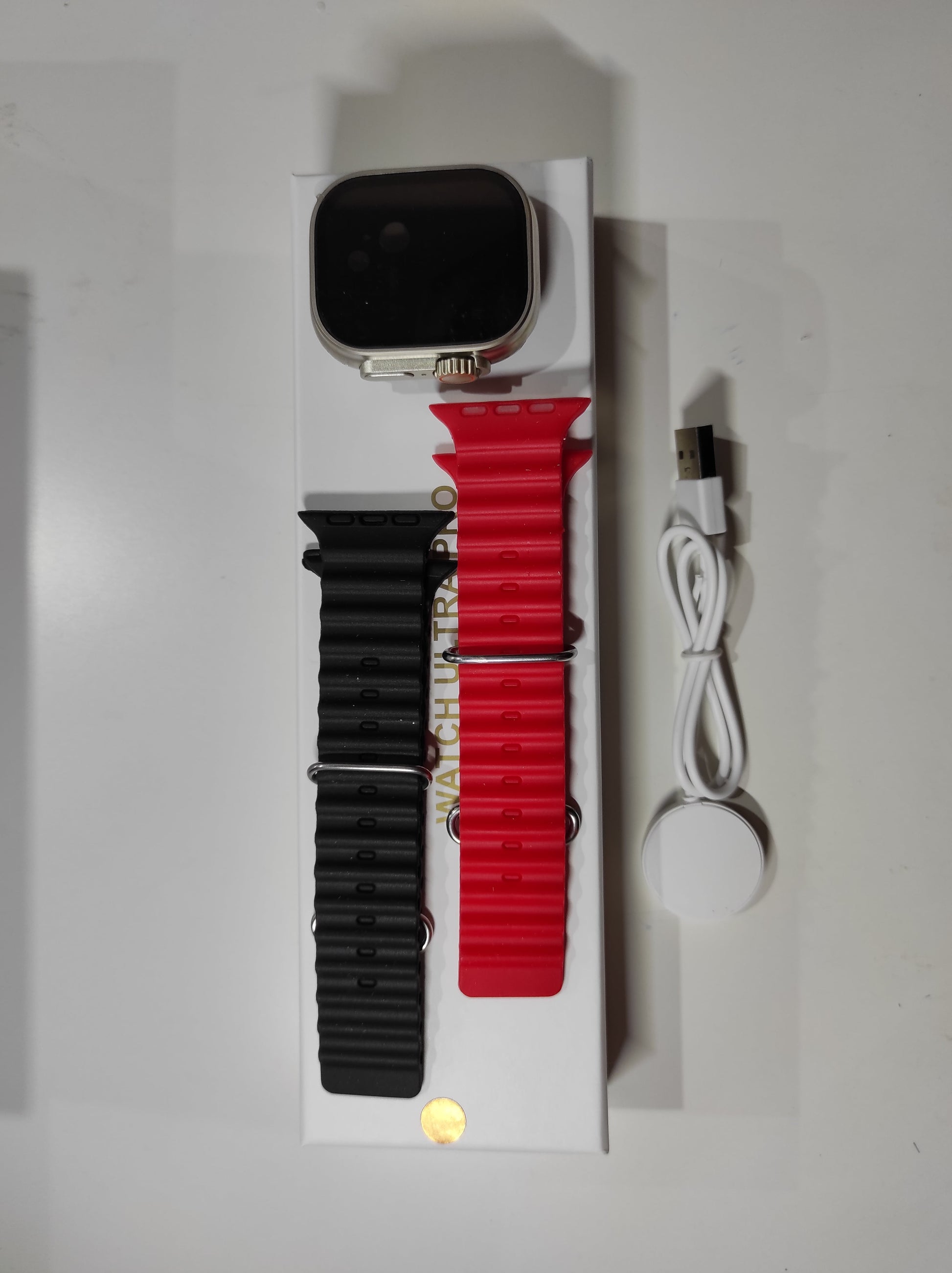 Smartwatch Ultra Pro con 2 correas ( negro + rojo ) - additional image 8