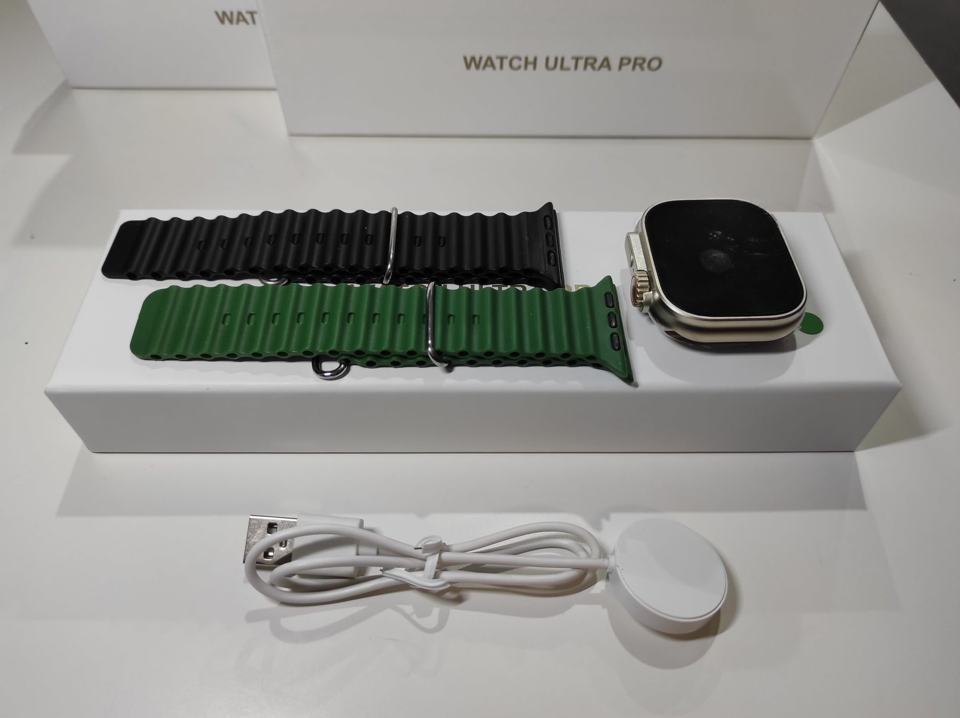 Smartwatch Ultra Pro con 2 correas ( negro + verde ) - additional image 8