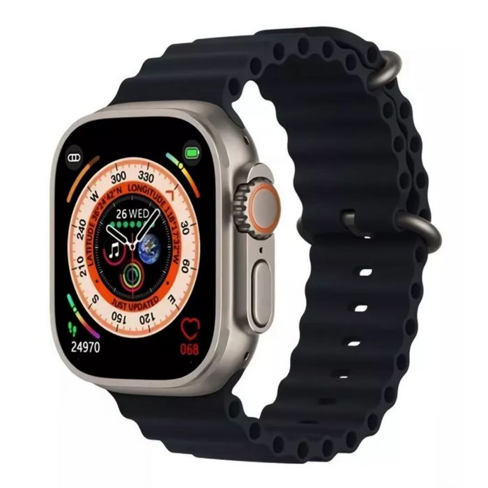 Smartwatch Ultra Pro con 2 correas ( negro + verde )